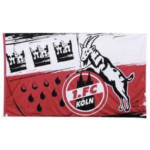 1. FC Köln Hissfahne Wappen quer 180x120cm bei REWE online ...