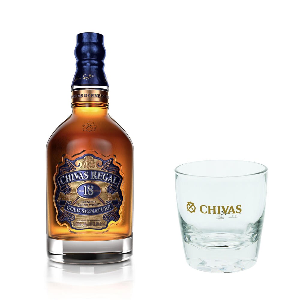 Chivas Regal 18 Jahre Blended Scotch Whisky Mit Tumbler Glas 40 700 Ml Bei Rewe Online Bestellen