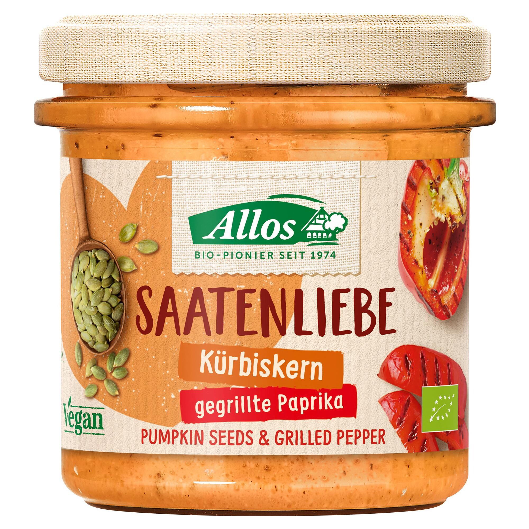 Allos Bio Aufstrich Saatenliebe Kürbiskerne/gegrillte