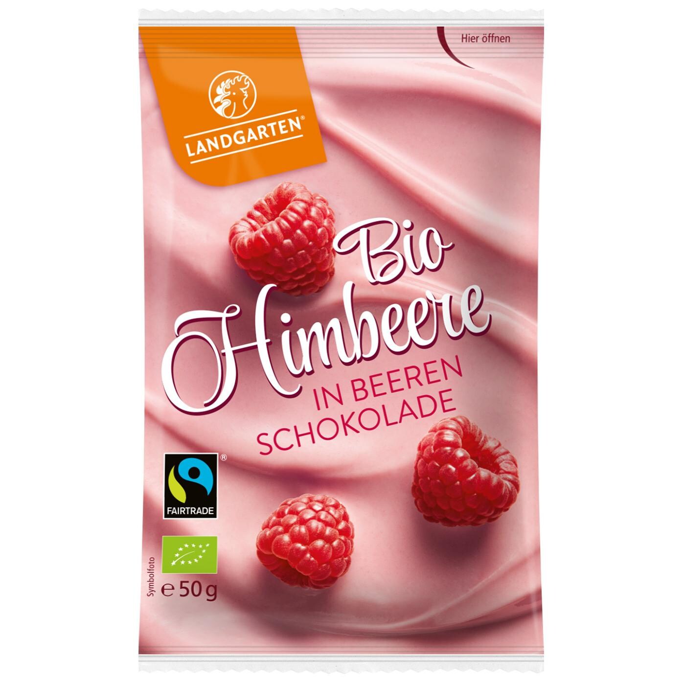 Landgarten Bio Himbeere in Beeren Schokolade 50g bei REWE  