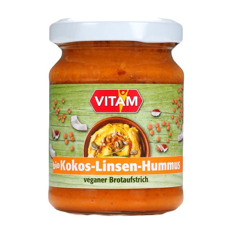 Vitam Bio Hummus Kokos Linsen 115g bei REWE online bestellen!