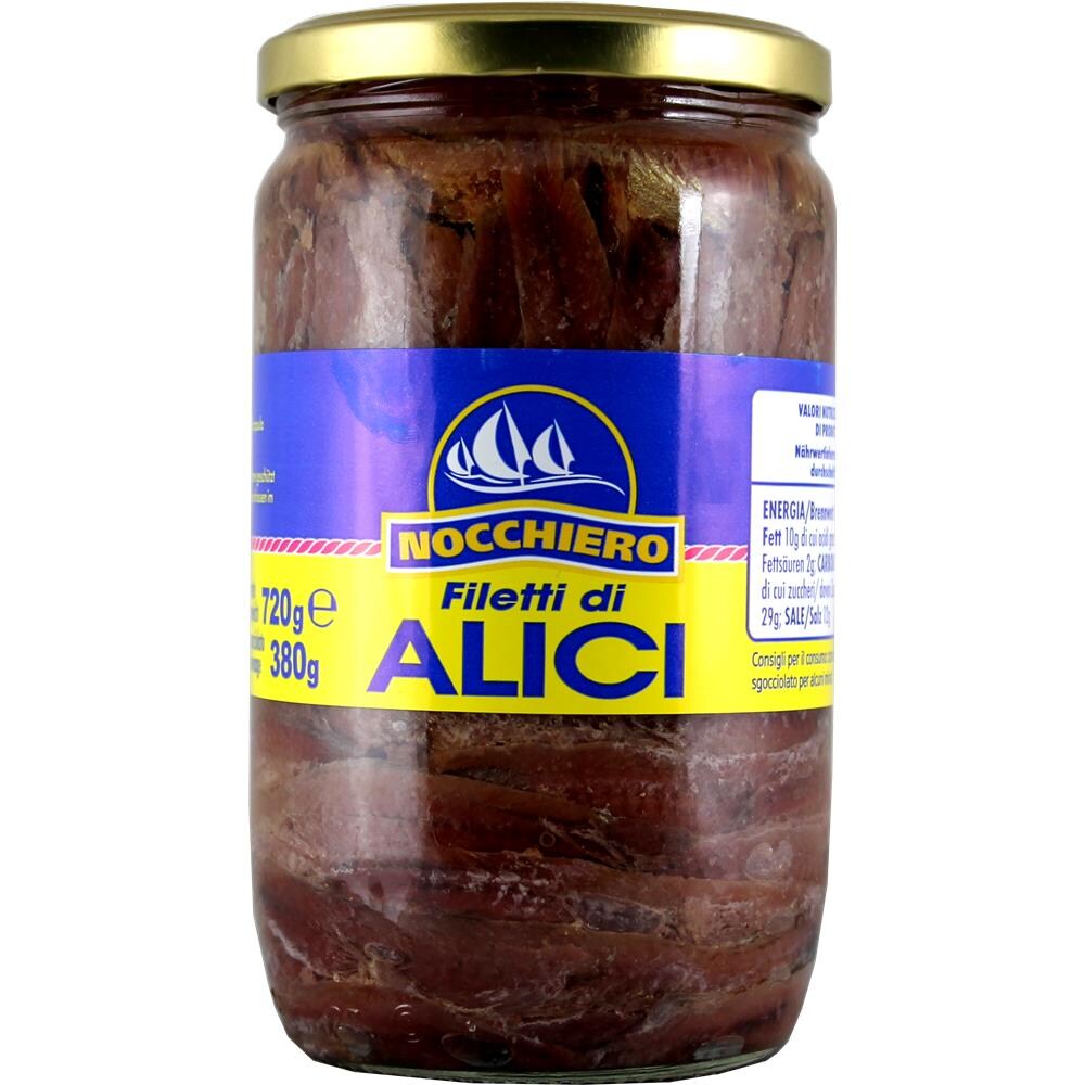 Nocchiero Filetti di Alici Sardellenfilets 380g bei REWE