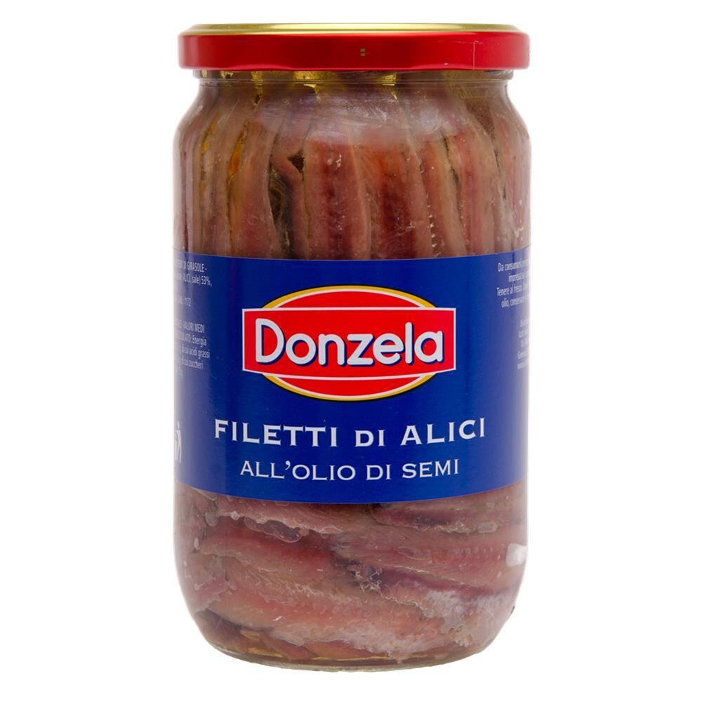 Donzela Filetti di Alici all'Olio di Semi Sardellenfilets