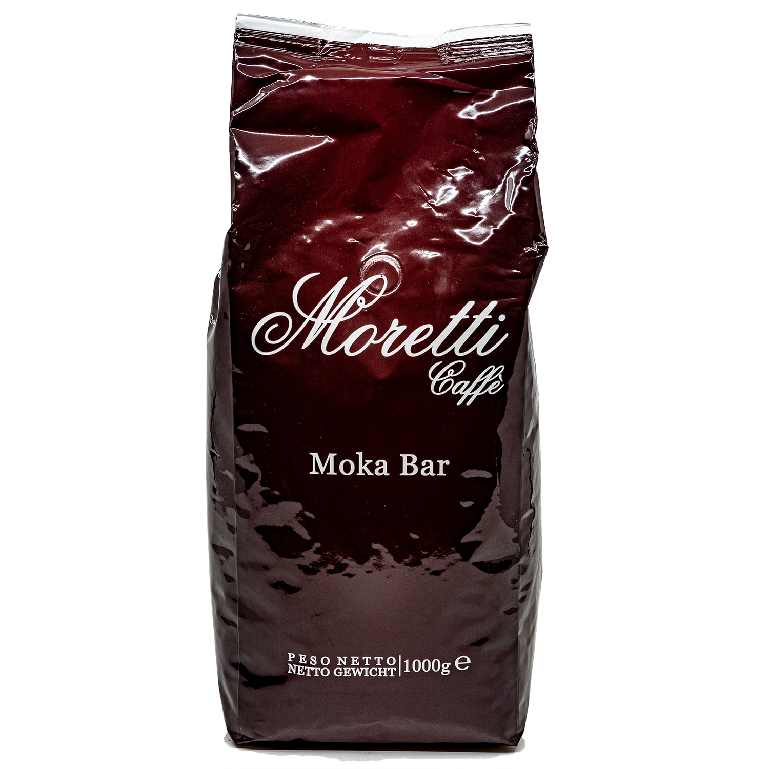 Moretti Caffe Moka Bar Espresso Kaffeebohnen Gerostet 1kg Bei Rewe Online Bestellen