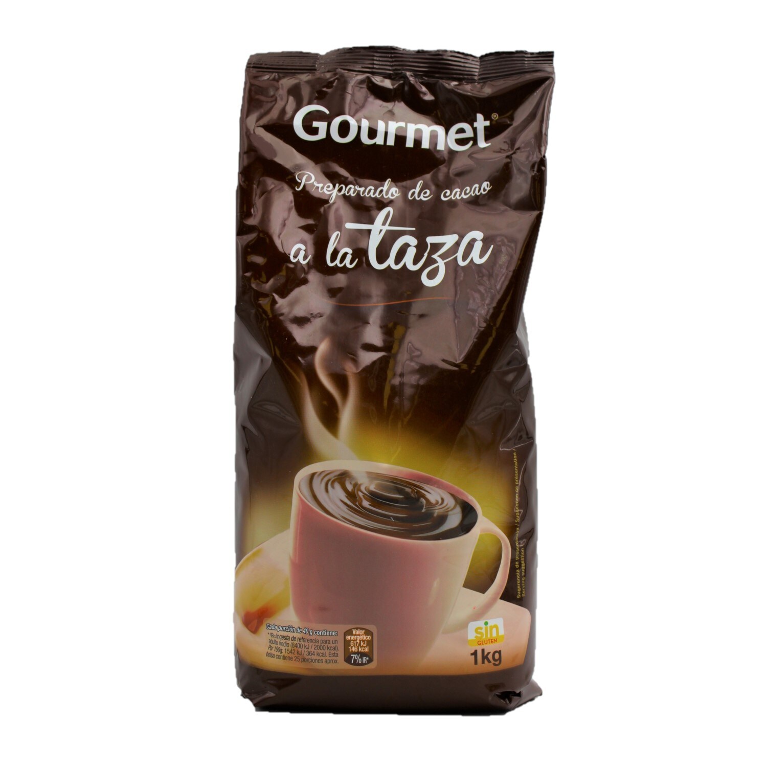 Gourmet Preparado de cacao a la taza Trinkschokolade 1kg ...