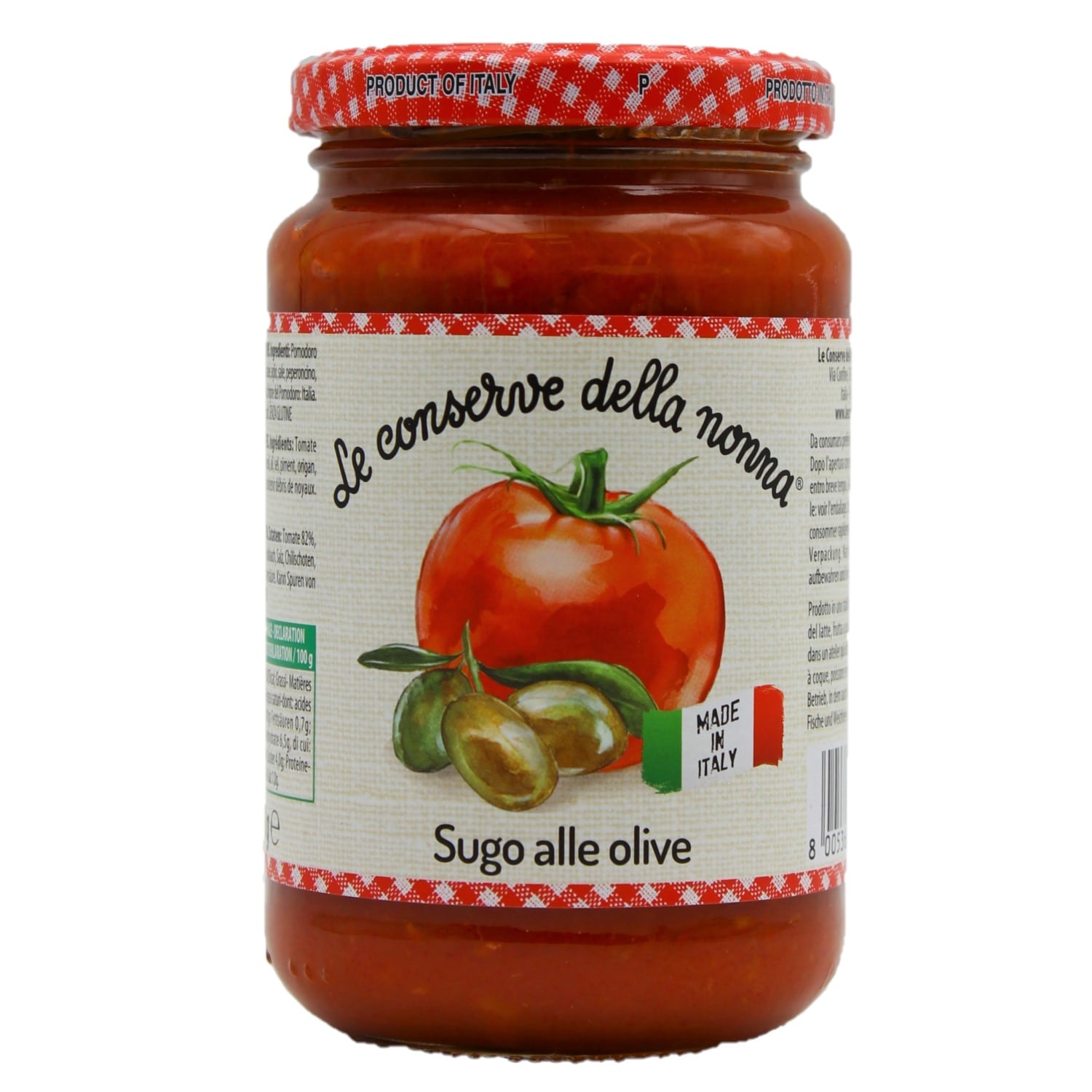 Le Conserve Della Nonna Sugo Alle Olive Tomatensosse Mit Oliven 350g Bei Rewe Online Bestellen